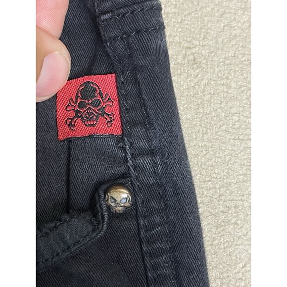 Tripp Nyc Jeans Womens 14S Black‎ Curve T Back Skinny 5 Pocket Zip Fly Denim - Picture 5 of 13